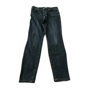 Good American Jeans 31 Blue Good Legs High Rise Skinny Denim Stretch Distressed